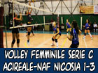 Volley femminile, Acireale-NAF Nicosia 1-3