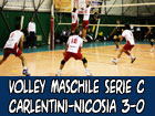 Volley maschile, Carlentini-Nicosia Volley 3-0