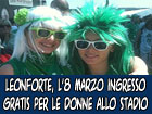 Leonforte, l'8 Marzo la festa della donna bianco verde, donne gratis allo stadio con la Battipagliese