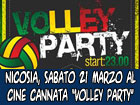 Nicosia, sabato 21 marzo al cine Cannata il Volley Party