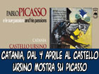 A Catania dal 04/04 al 28/06 una rassegna artistica delle opere di Pablo Picasso