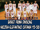 Basket, Prima Divisione Nicosia-Elefantino Catania 45-58