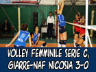 Volley femminile, Giarre-NAF Nicosia 3-0