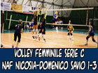 Volley femminile, NAF Nicosia-Domenico Savio 1-3