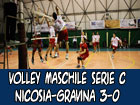 Volley maschile, Nicosia-Gravina 3-0