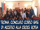 Concluso Corso Base di Accesso alla Croce Rossa presso la sede di Troina