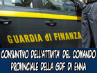 Consuntivo dell’attività svolta dal Comando Provinciale della Guardia di Finanza di Enna nel corso dell’anno 2014