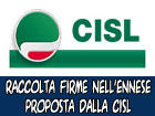 Raccolta firme nell'ennese per una legge di iniziativa popolare prosta dalla CISL