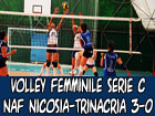 Volley femminile, play-out serie C, NAF Nicosia-Trinacria Acireale 3-0