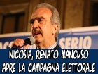 Nicosia, il candidato sindaco Renato Mancuso apre la campagna elettorale