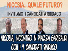 ‘’Nicosia…quale futuro ?’’ Incontro con i quattro candidati a sindaco 