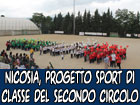 Nicosia, il secondo circolo impegnato nel progetto nazionale ‘’Sport di Classe’’