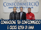 In provincia di Enna firmata convenzione tra Confcommercio e Croce Rossa Italiana