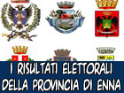 I risultati elettorali degli altri comuni in provincia di Enna