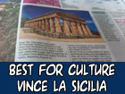 Sicilia ‘’best for culture’’ per il Telefraph