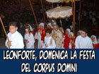 Festa del Corpus Domini a Leonforte, famiglie e giovani impetrano la consolazione del lavoro