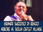 Oltre 20mila spettatori al Sicilia Outlet Village per ‘’Renzo Arbore l’Orchestra Italiana’’