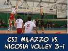 Sconfitta del Nicosia Volley contro il CSI Milazzo