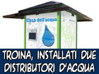 Troina, progetto ‘’Casa dell’acqua’’: installati due distributori automatici pubblici per l’erogazione idrica a costi simbolici