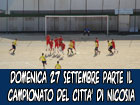 Domenica 27 settembre inizia il campionato di calcio per il Città di Nicosia