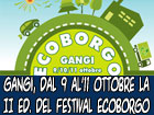 Gangi, dal 9 all’11 ottobre la seconda edizione del festival ‘’EcoBorgo’’