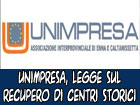 Unimpresa, legge sul recupero dei centri storici: grande confusione e insensibilità culturale