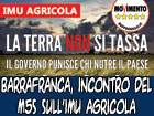 Barrafranca, il Movimento 5 Stelle organizza un incontro pubblico ‘’Imu Agricola: la terra non si tassa’’’