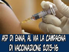 ASP Enna, al via la campagna di vaccinazione 2015-2016