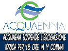 Acquaenna sospende l’erogazione idrica in 14 comuni per 48 ore