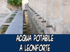 L’acqua a Leonforte è potabile