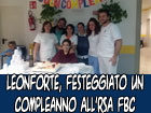 Leonforte, aria di festa all ' R.S.A. Ferro Branciforti Capra in occasione di un 95esimo compleanno