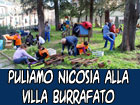 PuliAmo Nicosia riparte dalla villa Burrafato