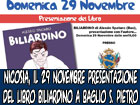 Nicosia, domenica 29 novembre a Baglio San Pietro la presentazione del libro ‘’Biliardino’’