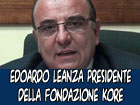 Edoardo Leanza presidente della Fondazione Kore