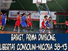 Basket, Prima Divisione, Libertas Consolini Enna-Città di Nicosia 58-43