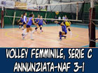 Volley femminile, Annunziata-NAF Nicosia 3-1, quarta sconfitta consecutiva