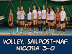 Sailpost-NAF Nicosia Volley 3-0