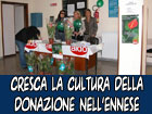 Cresce la cultura della donazione nella provincia ennese