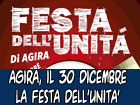 Agira, giorno 30 dicembre ‘’Festa dell’Unità’’