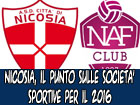 Nicosia, il punto sulle squadre sportive per il 2016