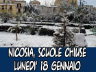 Nicosia, lunedì 18 gennaio scuole chiuse