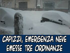 Capizzi, per l’emergenza neve emesse tre ordinanze dal sindaco