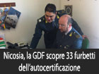 Nicosia, la Guardia di Finanza scopre 33 ‘’furbetti’’ dell’autocertificazione