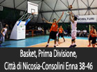 Basket, Prima Divisione, Città di Nicosia-Libertas Consolini Enna 38-46