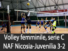 Volley femminile, NAF Nicosia-Juvenilia Catania 3-2