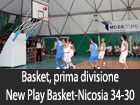 Basket, prima divisione, New Play Basket Caltanissetta-Città di Nicosia 34-30