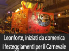 Leonforte, iniziati domenica i festeggiamenti per il Carnevale 2016