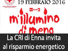 M'Illumino di Meno 2016 la Croce Rossa Invita al risparmio energetico