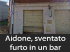 Aidone, sventato furto in un bar