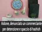 Aidone, denunciato un commerciante per detenzione e spaccio di hashish